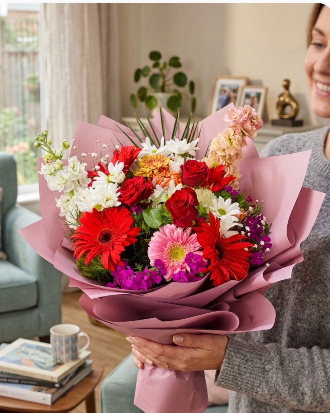 3 Güllü Karışık Lüx Buket