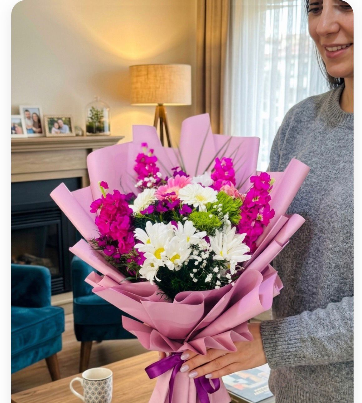 Papatyalı Karışık Buket